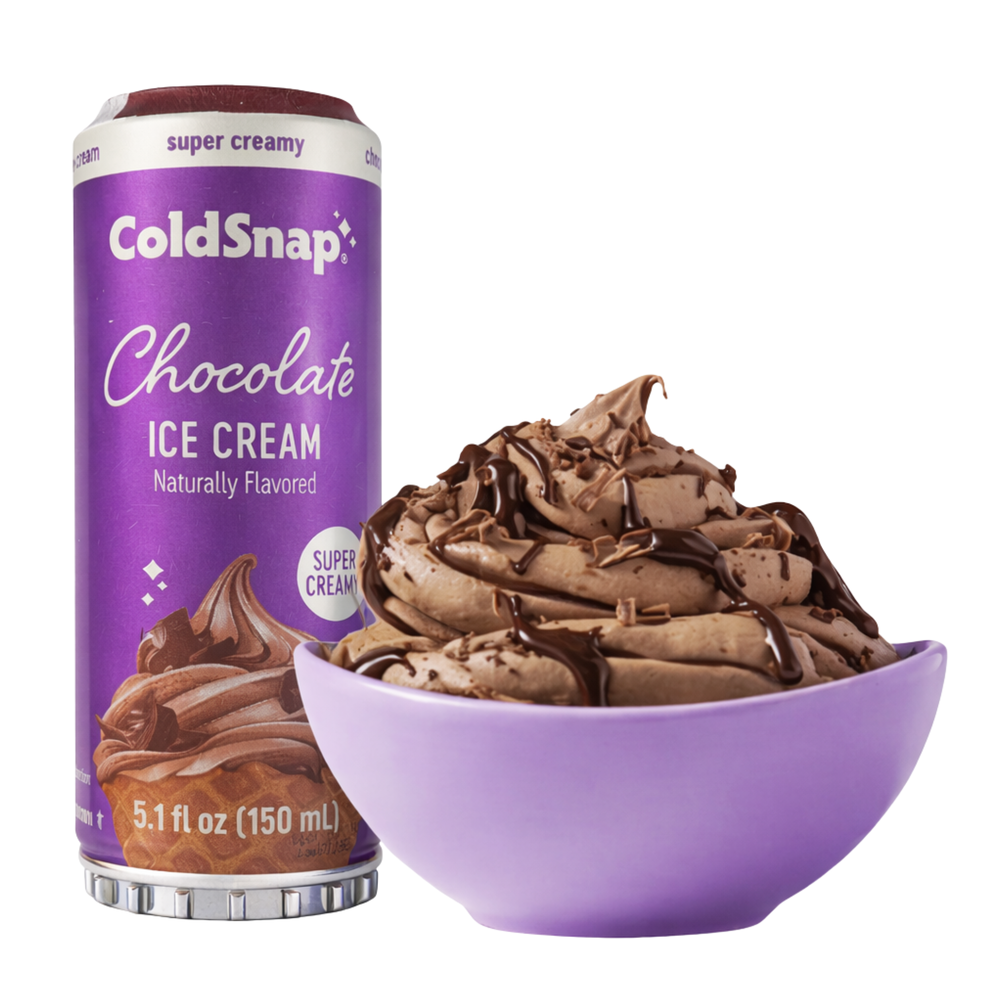 Chocolate Ice Cream, 12-Pack – ColdSnap