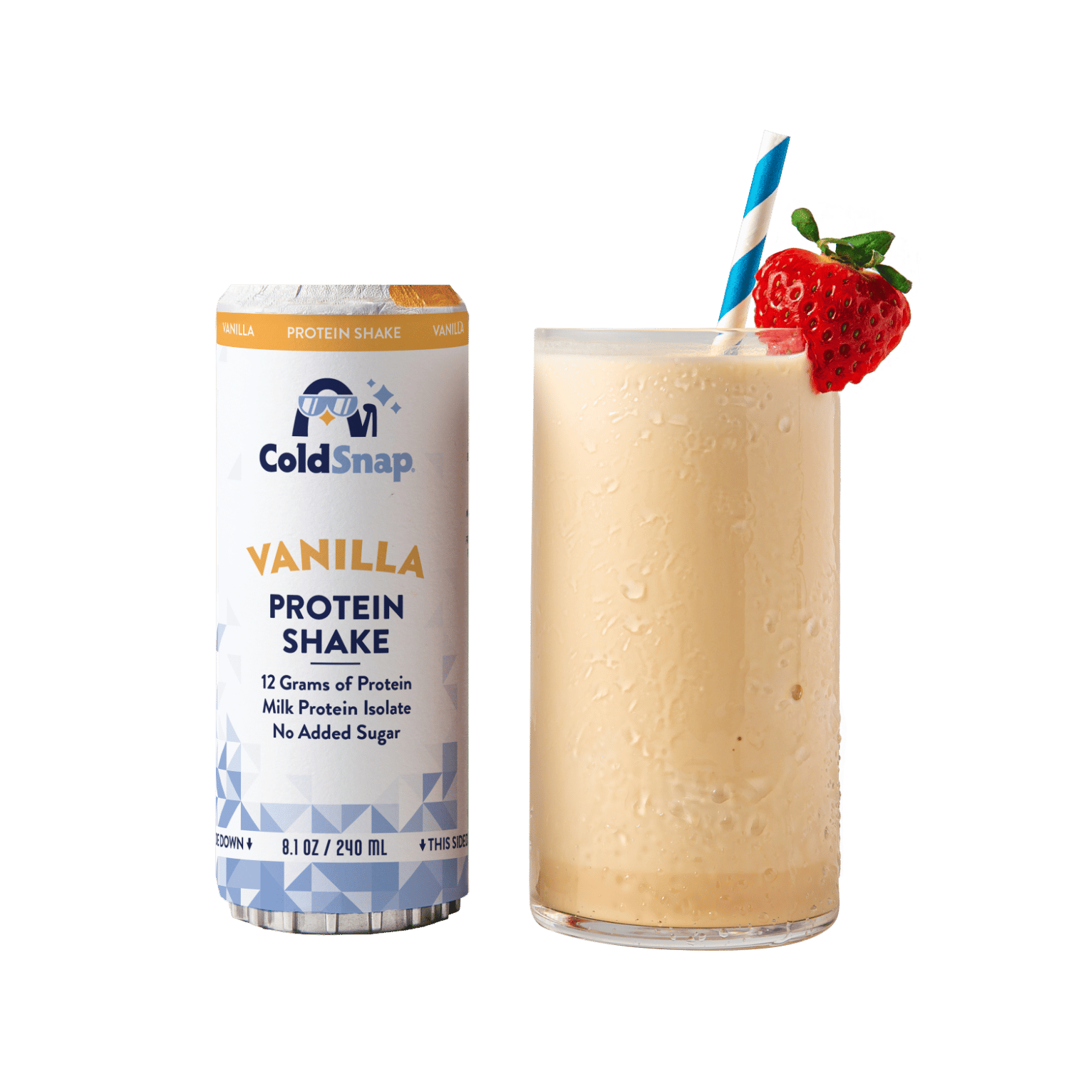 Vanilla Frozen Protein Shake, 12-Pack – ColdSnap