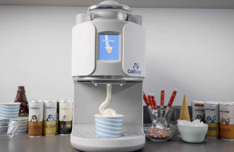 Coldsnap Ice Cream Machine Dispensing Ice Cream