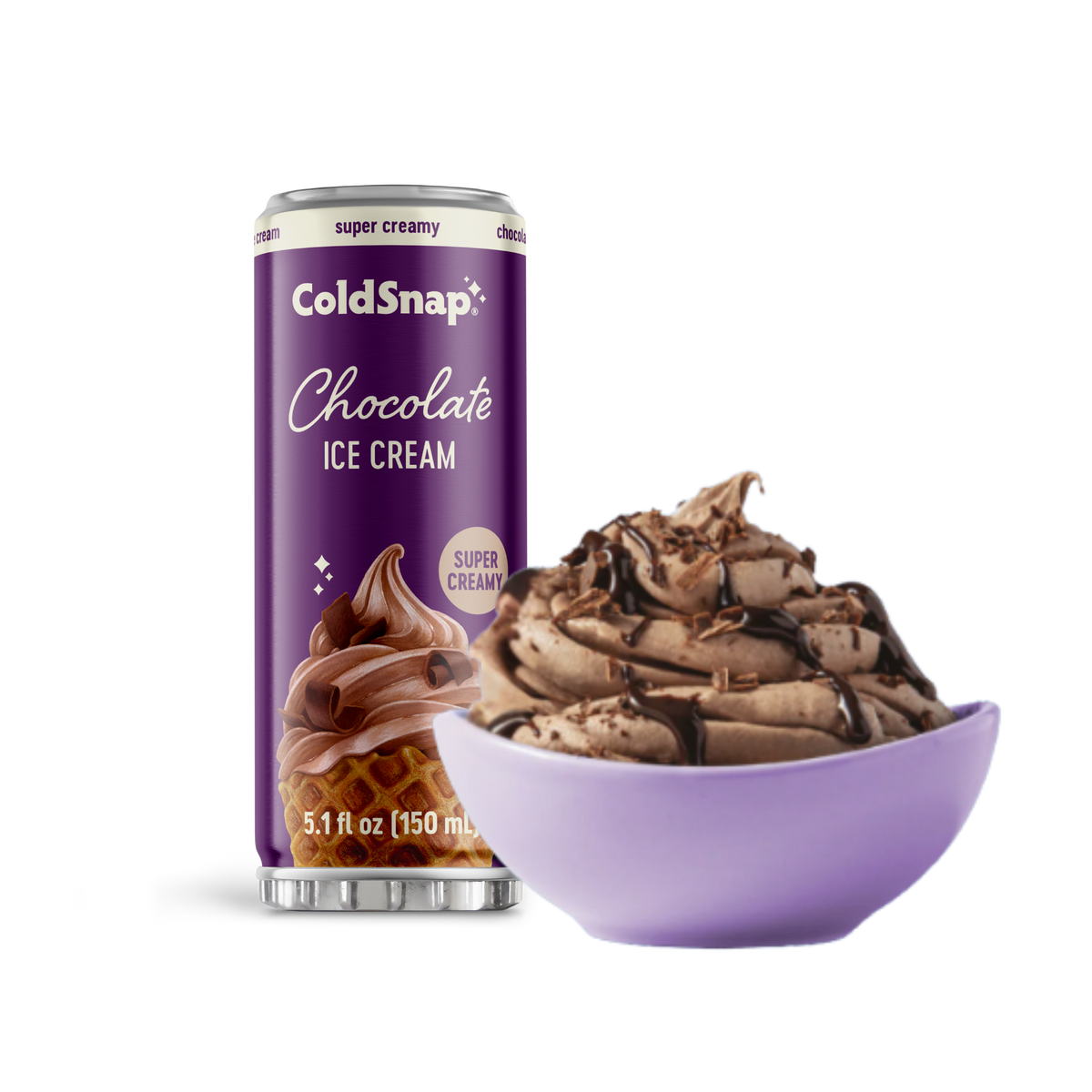 Chocolate Ice Cream, 12-Pack