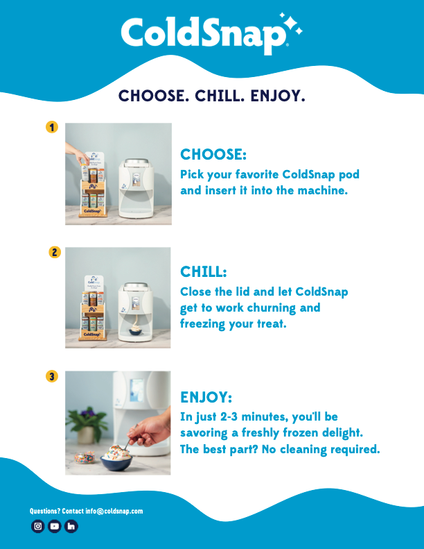 Preview of ColdSnap Choose Chill Enjoy instructions document