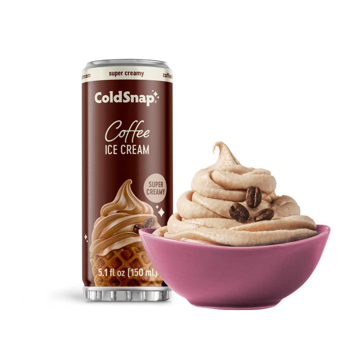 Coffee Ice Cream, 12-Pack