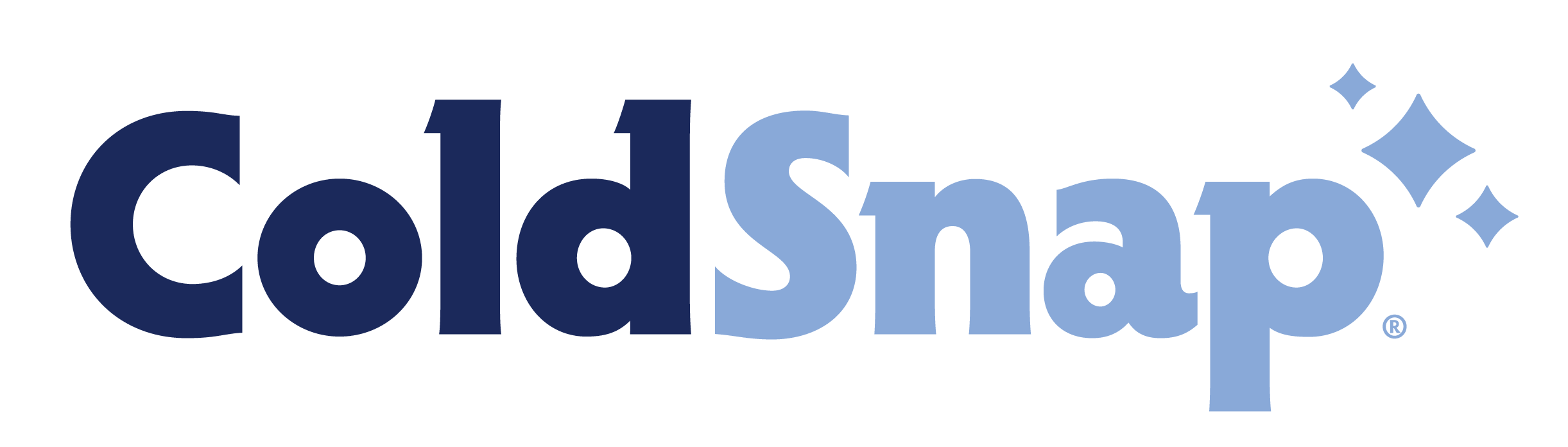 ColdSnap logo with blue and light blue text