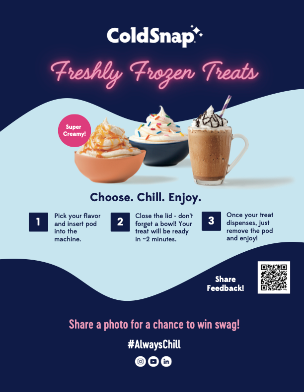 Preview of POS Sign for Ice cream drinks