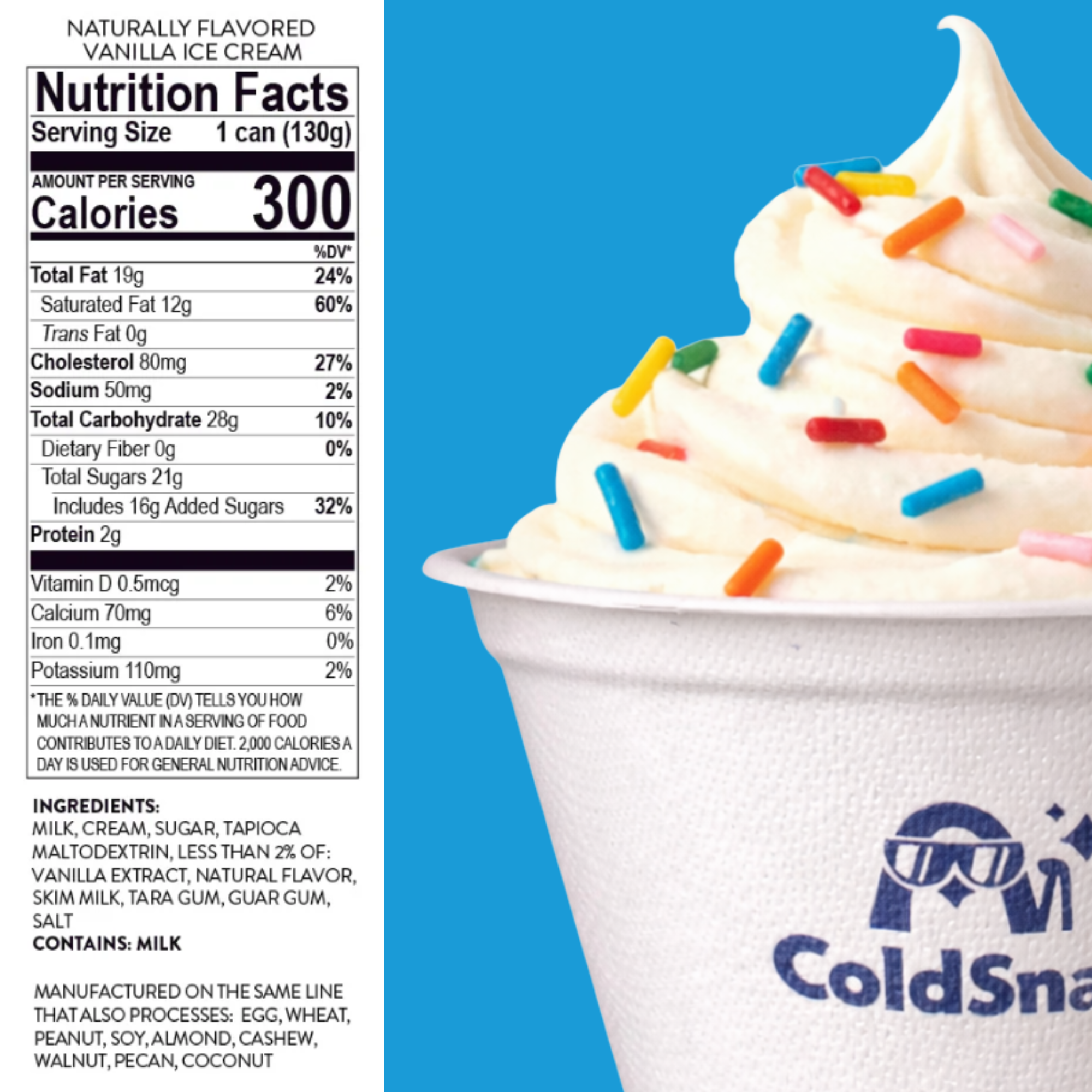 Vanilla Ice Cream, 12-Pack