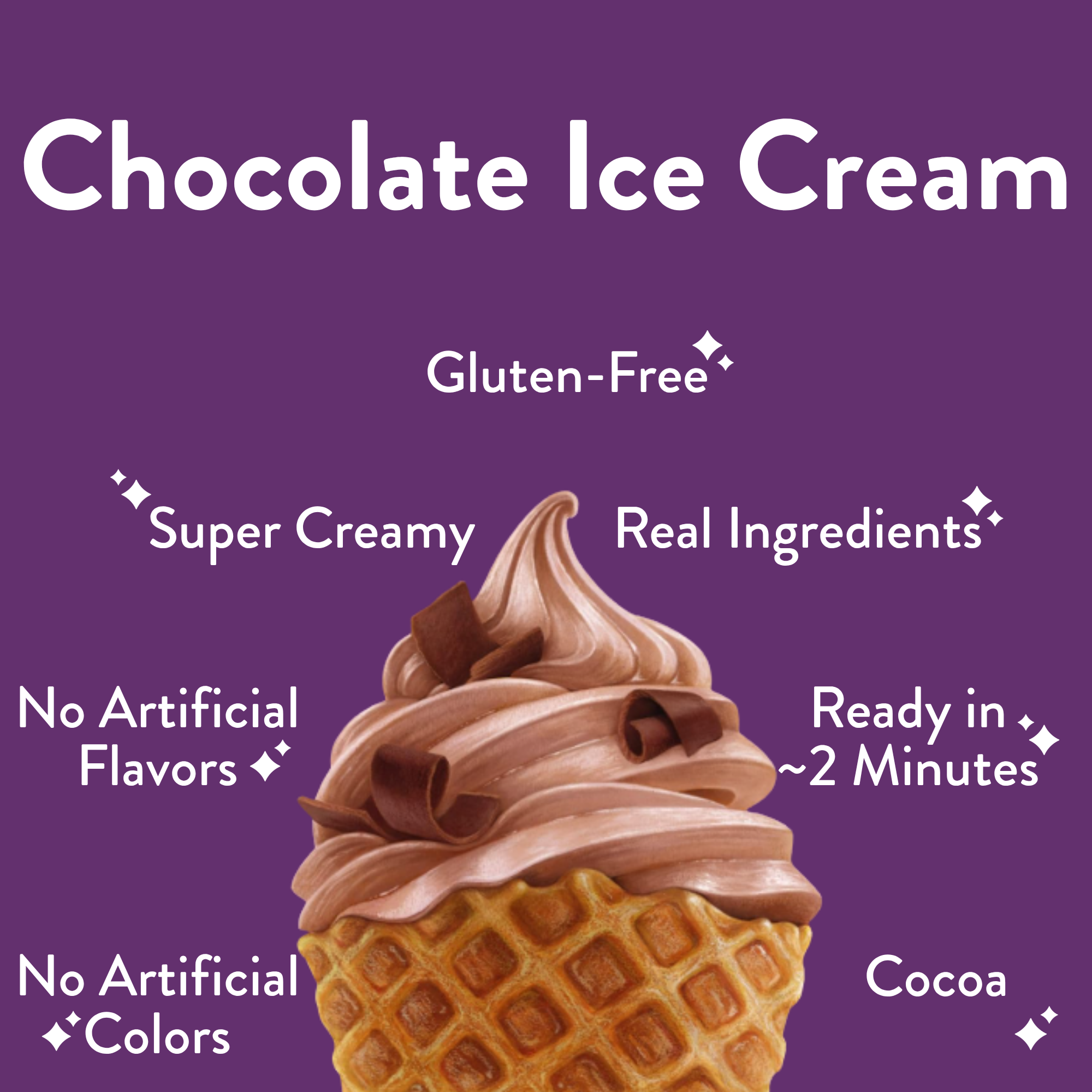 Chocolate Ice Cream, 12-Pack
