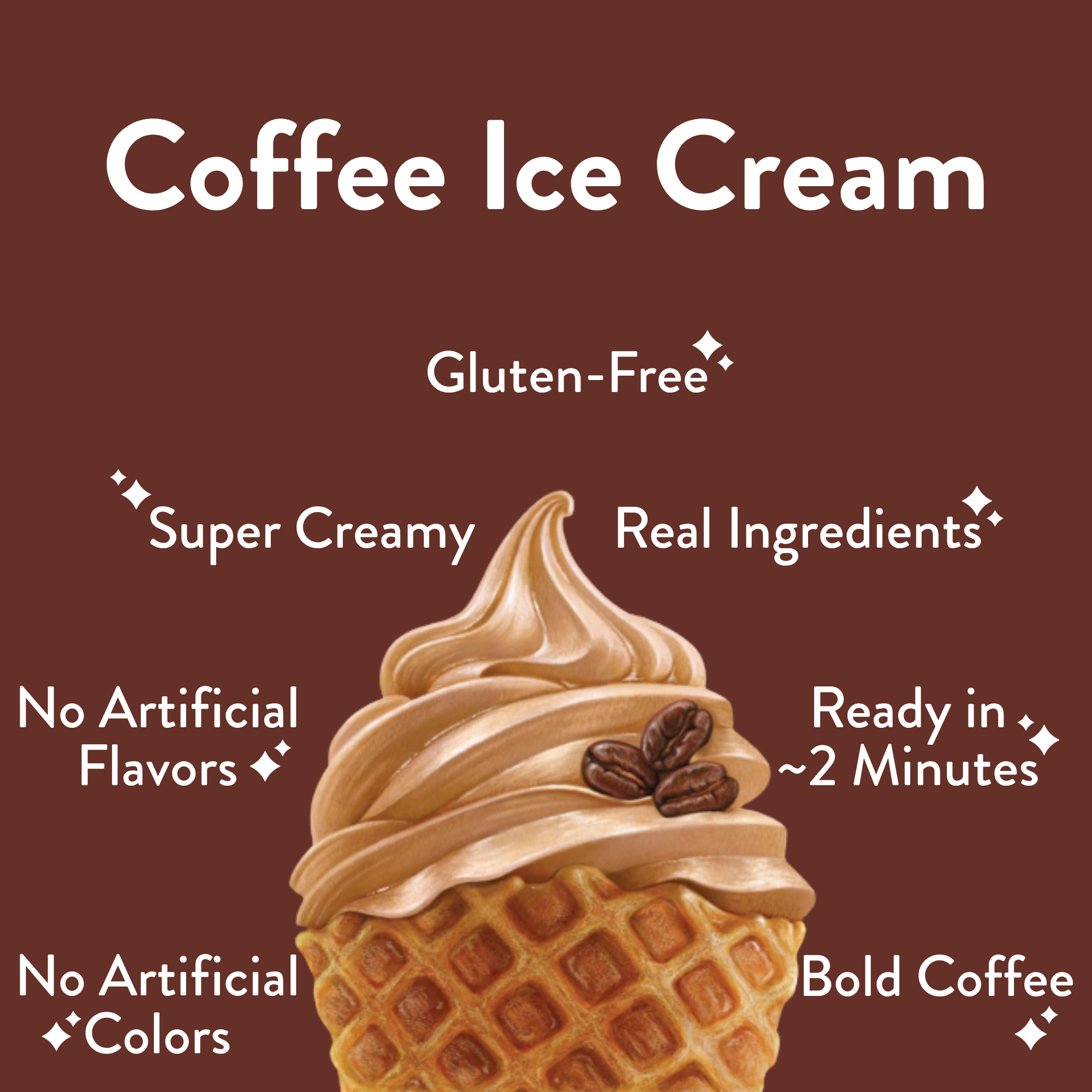 Coffee Ice Cream, 12-Pack