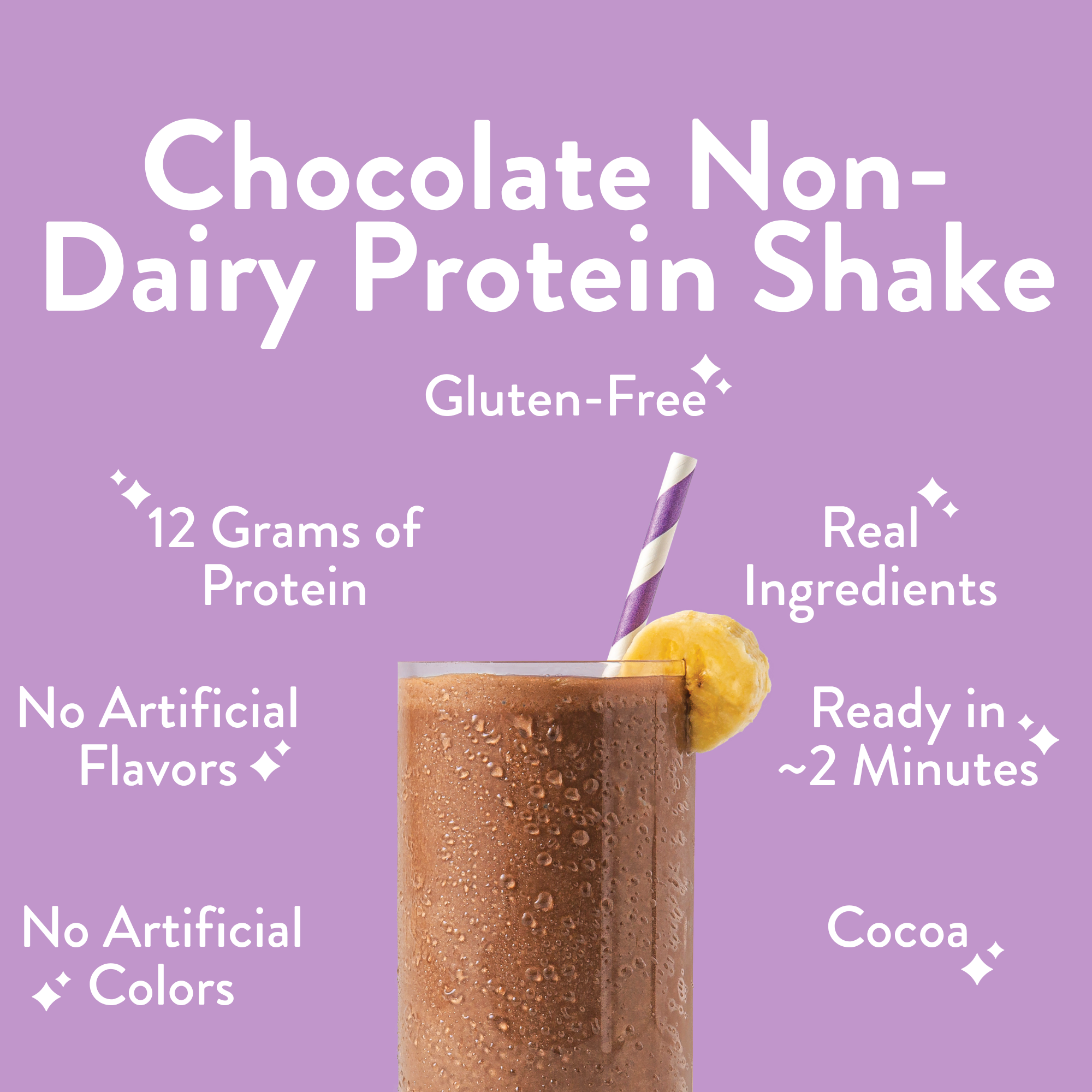 Chocolate (Non-Dairy) Frozen Protein Shake, 12-Pack