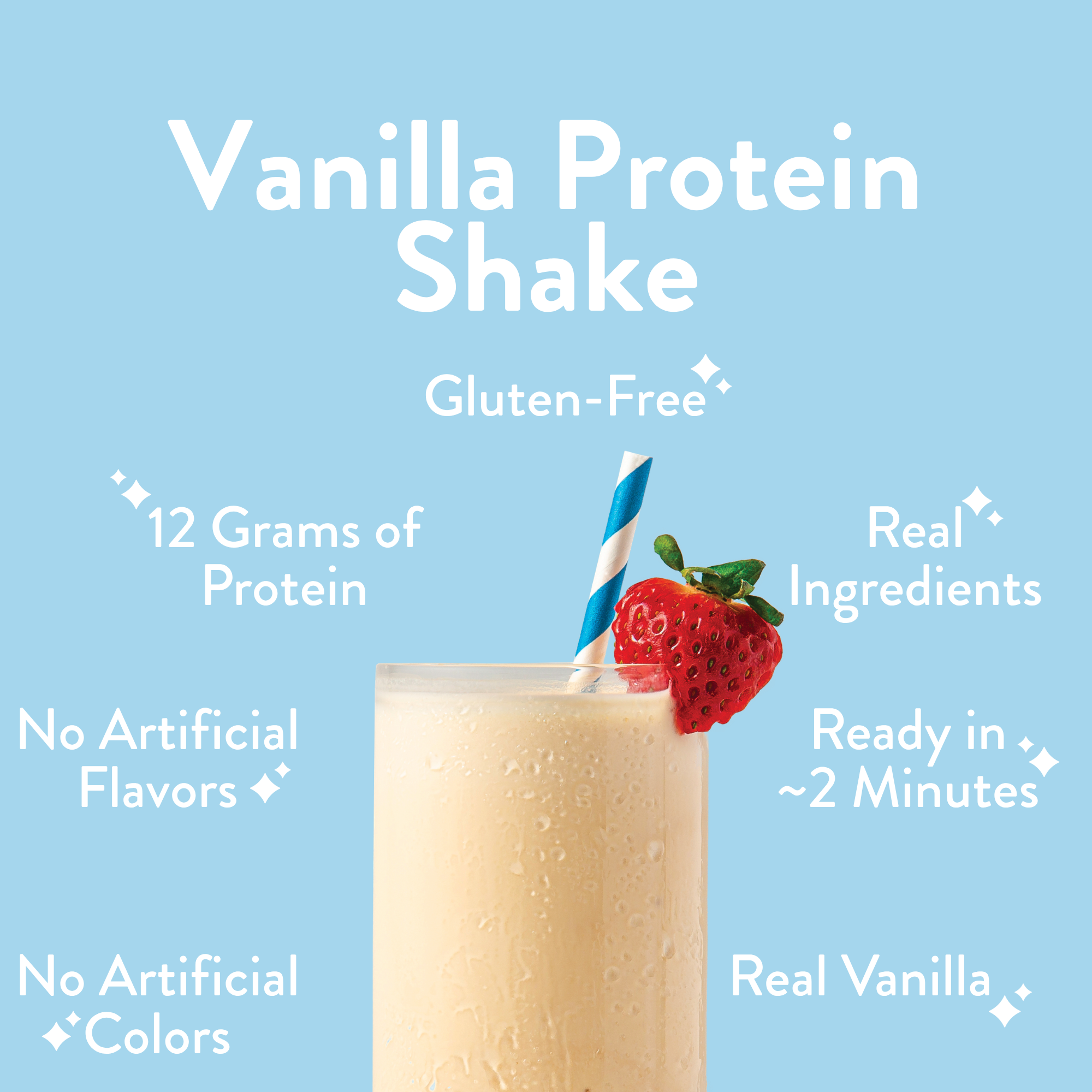 Vanilla Frozen Protein Shake, 12-Pack