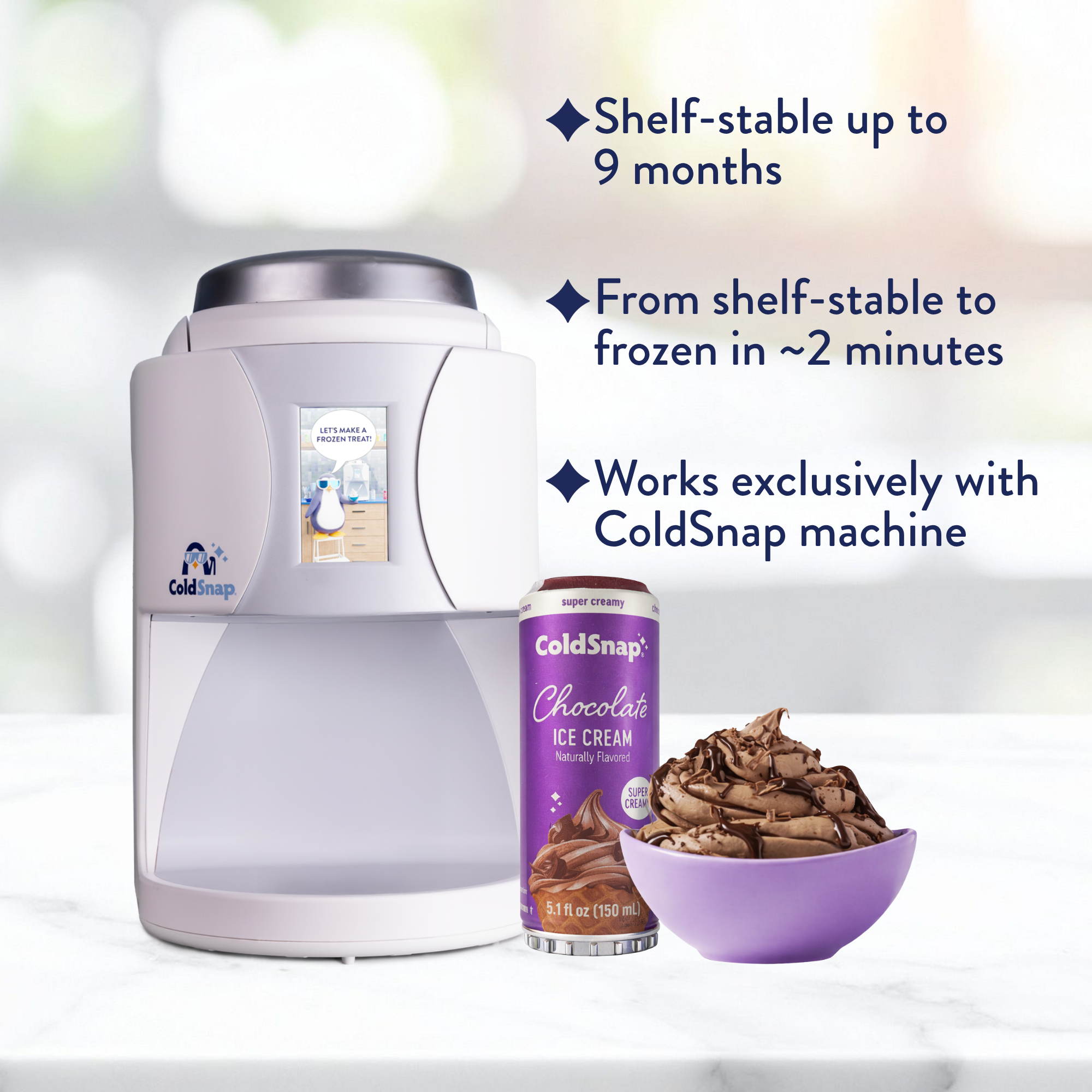 Chocolate Ice Cream, 12-Pack