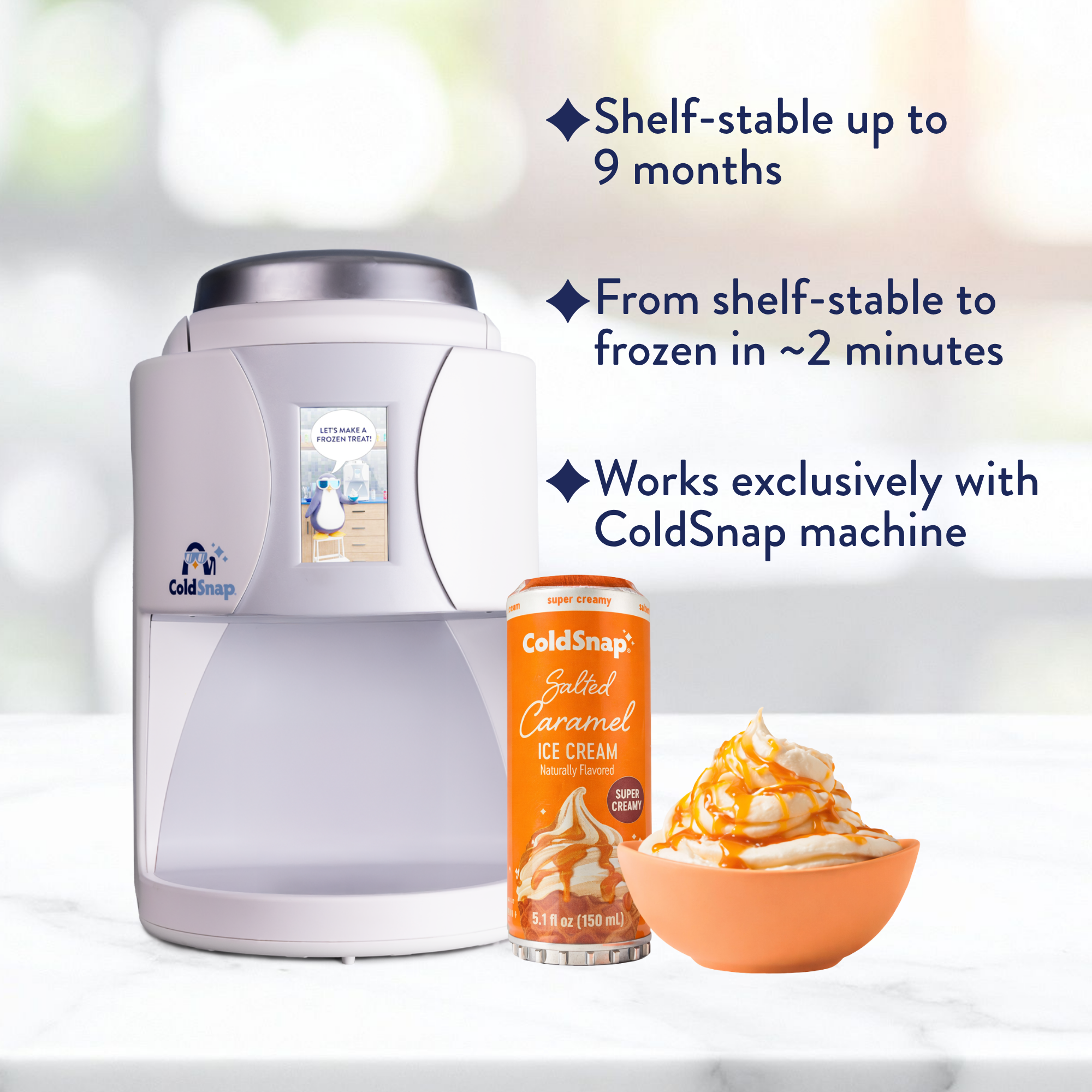 Salted Caramel Ice Cream, 12-Pack