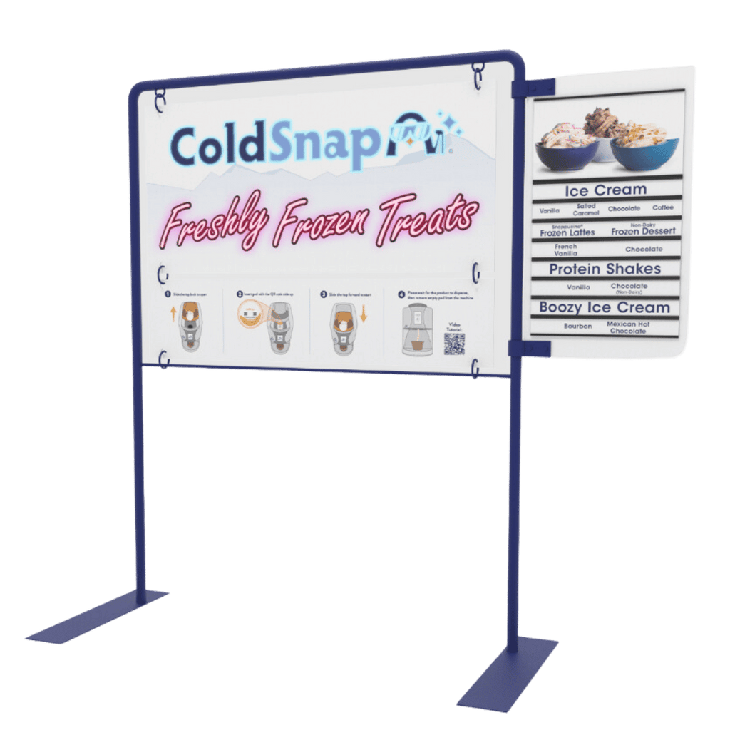 ColdSnap® overhead sign