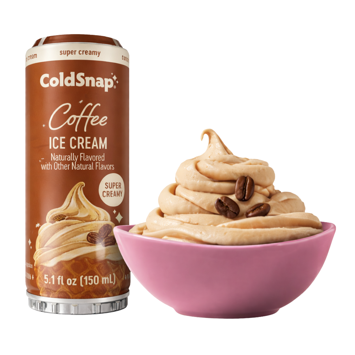 Coffee Ice Cream, 12-Pack – ColdSnap