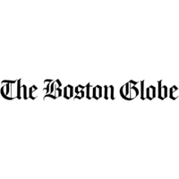 Logo of The Boston Globe on a white background