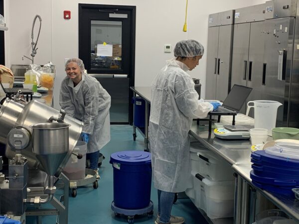 ColdSnap food science team in the test kitchen