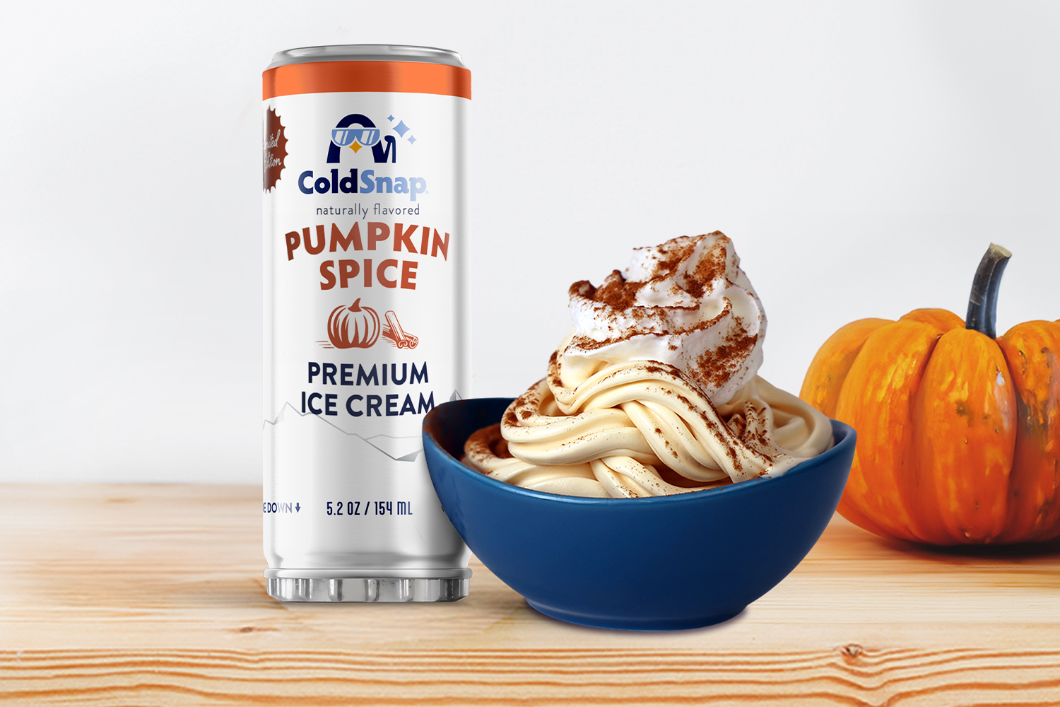 ColdSnap Pumpkin Spice Ice Cream